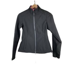 Roper Women's Size S Black Microfleece Lined Windbreaker Jacket *